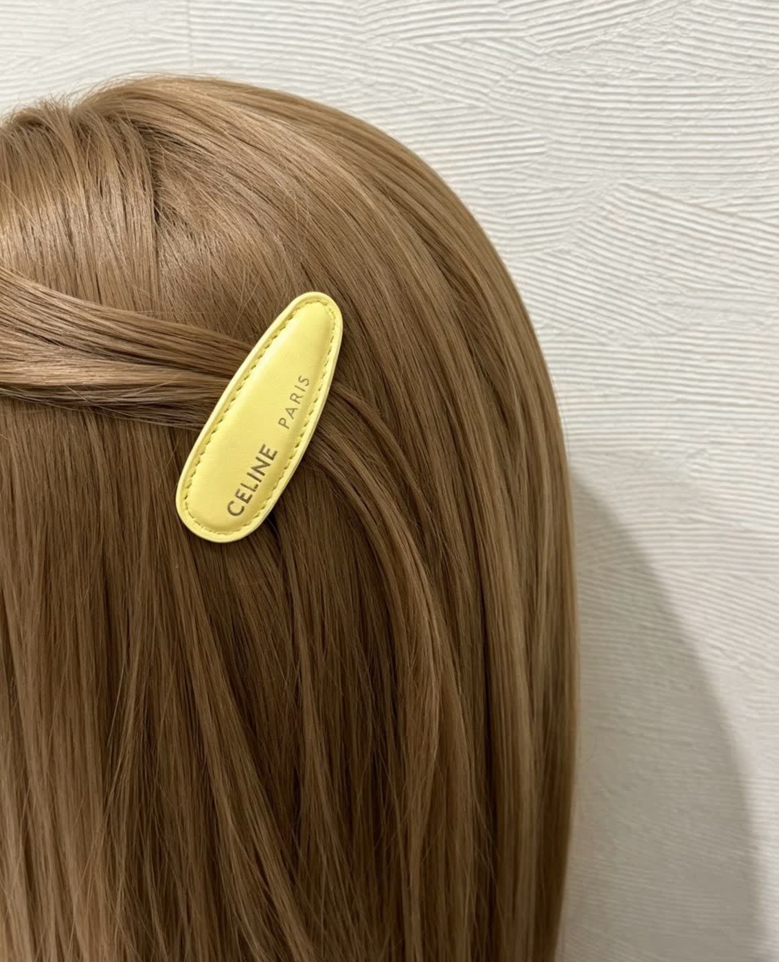 Celine Paris Yellow Hair Clip